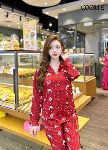 Bộ Gk lụa cha nel  QD, tay dài C09