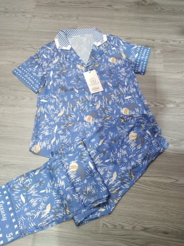 Bộ GK lụa  tay cộc .Qdài  - gk 83