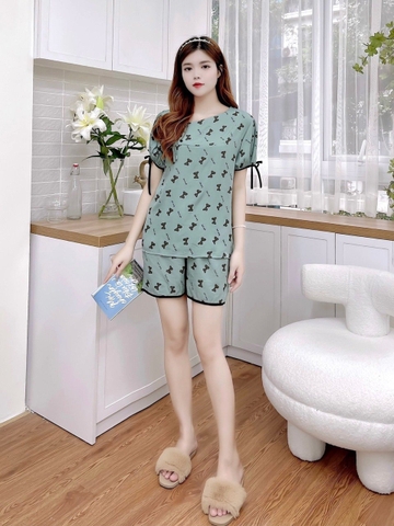 Bộ lanh quần cộc áo cộc SSCRET SXH221642