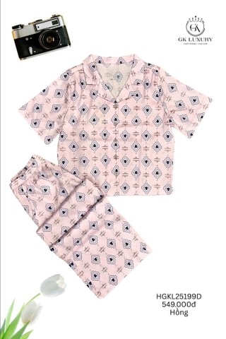 Bộ GK lụa tay lỡ QD - GK25199