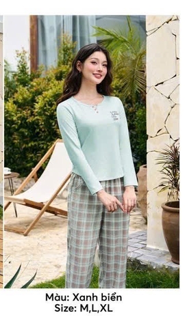 Bộ Sunfly cotton dài - ST9325
