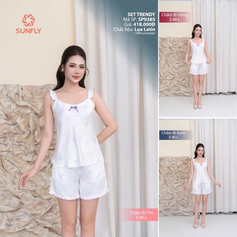 Bộ Sunfly lụa đùi - ST9385