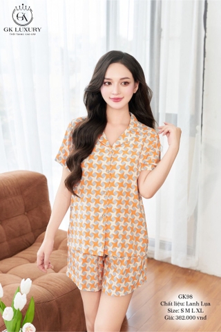 Bộ GK lanh lụa cộc đùi ht sao GK98