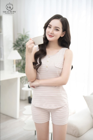 Bộ  GK cotton , Q đùi ,áo sát nách -gk230