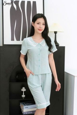 Bộ SWeet Thô hàn - cổ ren ,Q ngố - S25-637