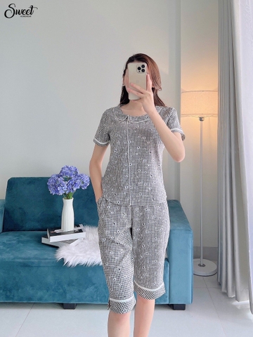 Bộ SWEET Thô kẻ xanhsơn S23-607