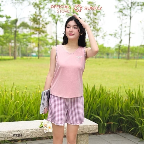 Bộ cotton sát nách QĐ - ST9293