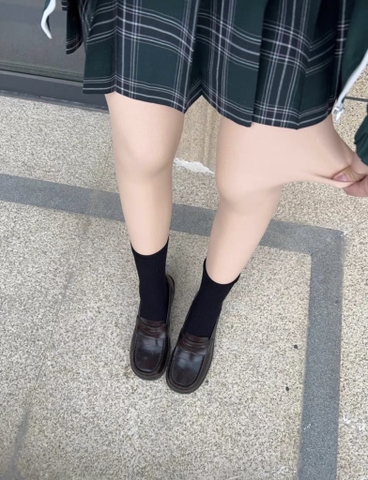 Quần tất 3D mầu da lót nỉ magic 1127