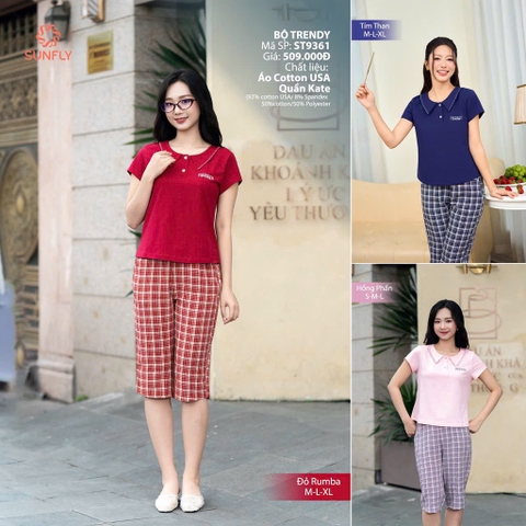 Bộ Sunfly cotton QN - ST9361