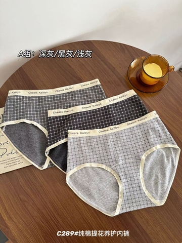 Quần cotton caro C289