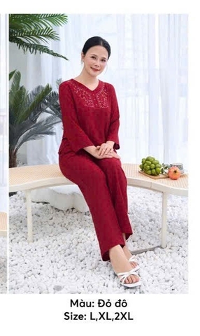 Bộ Sunfly linen của mẹ - SP2233