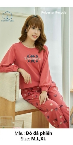Bộ Sun fly , COTTON  thu đông- ST9111