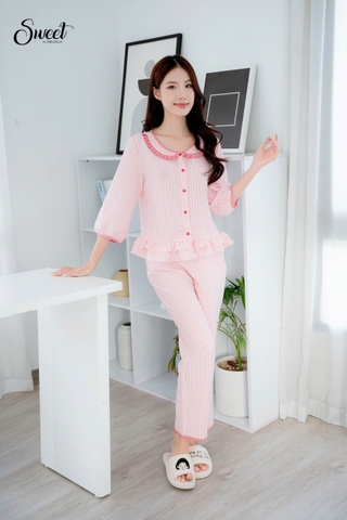 Bộ SWEET thô đũi kẻ - F25.316