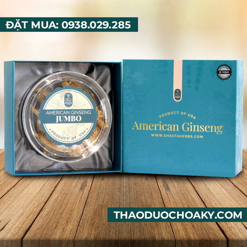 Nhân sâm Hoa Kỳ nguyên củ sấy khô - Size Jumbo