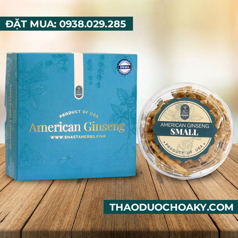 Nhân sâm Hoa Kỳ nguyên củ sấy khô - Size Small