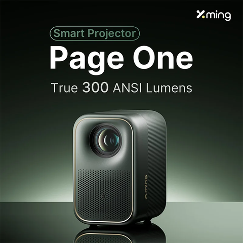 Xming Page One – Máy Chiếu Thông Minh Gia Đình, Tích Hợp Hệ Điều Hành Google TV Chính Chủ, Tìm Kiếm Giọng Nói, Netflix Bản Quyền