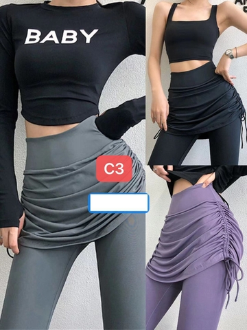 ໂສ້ງຂາຍາວຍິງ2ຊັ້ນ C3 ປົນເບີ