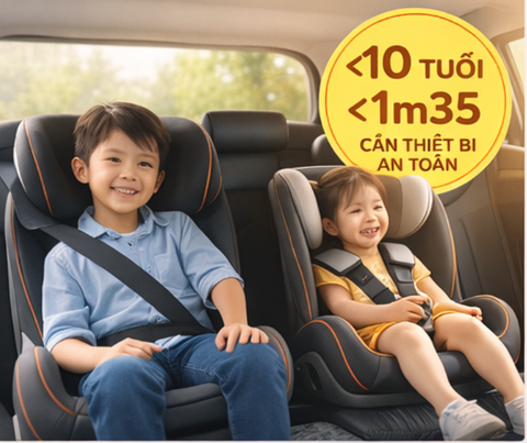 Luật ghế trẻ em ô tô từ 2026: Cha mẹ bắt buộc phải biết để bảo vệ con