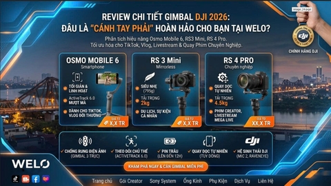 Review Chi Tiết Gimbal DJI 2026: Đâu Là 