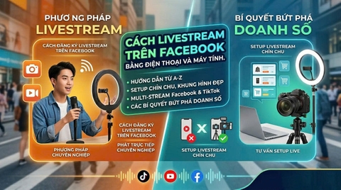 Cách Livestream Trên Facebook Bằng Điện Thoại Và Máy Tính.