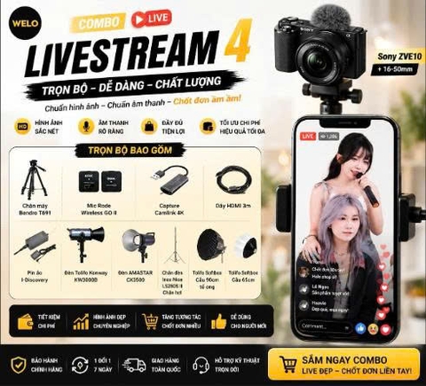 Bộ Thiết Bị Livestream Trọn Gói Cho Người Mới: Tối Ưu Chi Phí, Chốt Đơn Ầm Ầm.