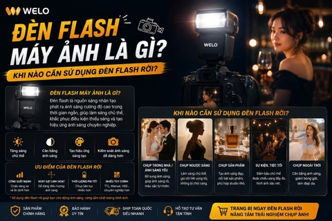 Đèn Flash Máy Ảnh Là Gì? Khi Nào Cần Sử Dụng Đèn Flash Rời?