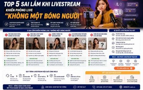 Top 5 Sai Lầm Khi Livestream Khiến Phòng Live 
