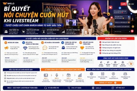 Bí Quyết Nói Chuyện Cuốn Hút Khi Livestream: Tuyệt Chiêu Giữ Chân Khách Hàng Từ Giây Đầu Tiên.