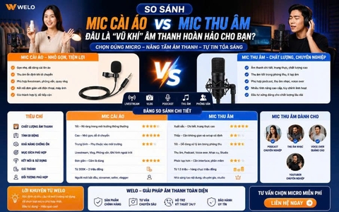 So Sánh Mic Cài Áo vs Mic Thu Âm: Đâu Là 