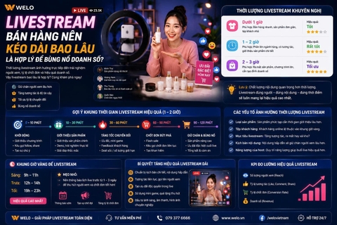 Livestream Bán Hàng Nên Kéo Dài Bao Lâu Là Hợp Lý Để Bùng Nổ Doanh Số?
