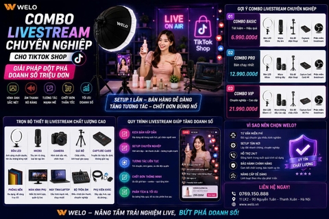 Combo Livestream Chuyên Nghiệp Cho TikTok Shop: Giải Pháp Đột Phá Doanh Số Triệu Đơn.