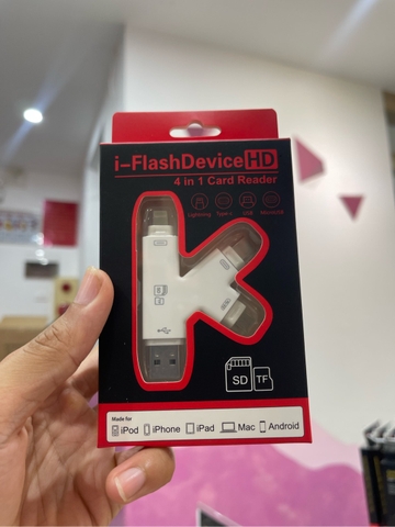 Đầu đọc thẻ i-FlashDevice HD 4in1 đa năng