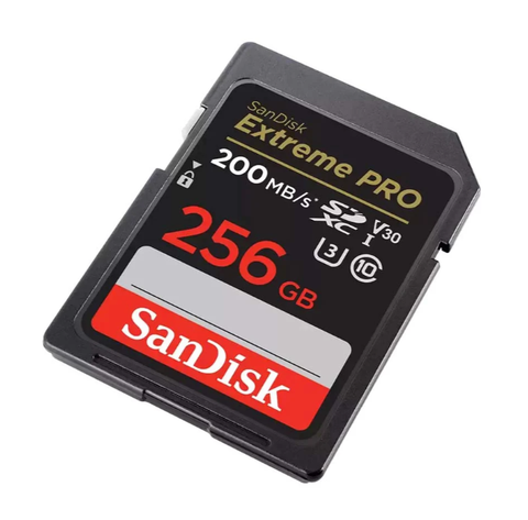 Thẻ nhớ SDXC SanDisk Extreme Pro 256GB U3 V30 256GB 200MB/s