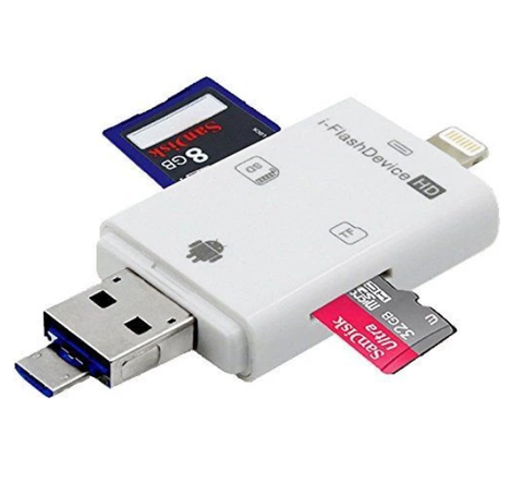 Đầu đọc thẻ nhớ 2in1 i-FlashDevice Dual Storage for IOS & PC