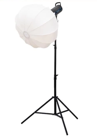 Combo đèn Studio ET-300S + Chân đèn + Softbox cầu 65cm
