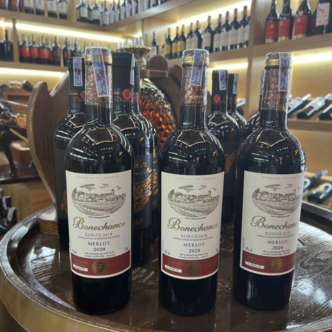 Rượu vang Pháp Bonechance Bordeaux Merlot