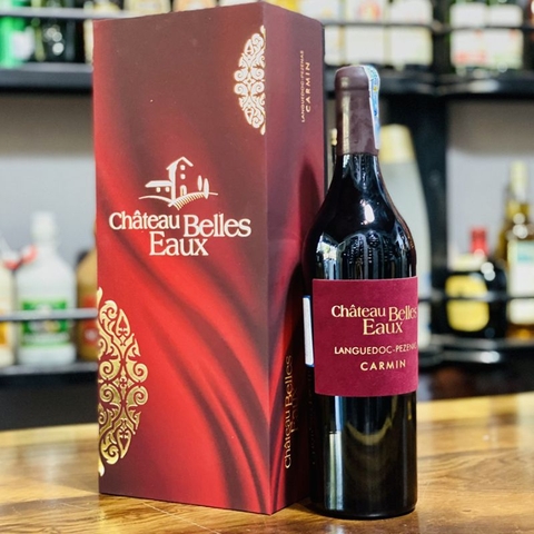 Rượu vang Chateau Belles Eaux languedoc Pezenas Carmin