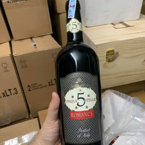 Rượu vang Ý Cinque Stelle Romance