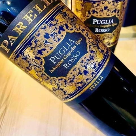 Rượu vang Ý Parelli Puglia Rosso
