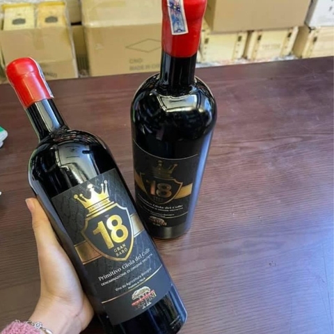 Rượu vang Ý Trepini Primitivo 18 Gran Baro