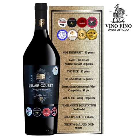 Vang Pháp Belair Coubet Chateau