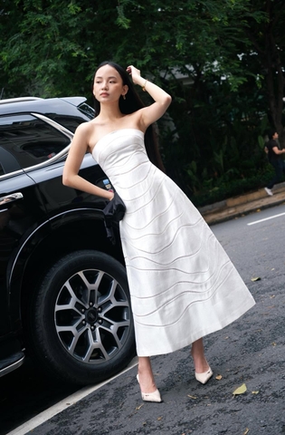 Evening hillside dress