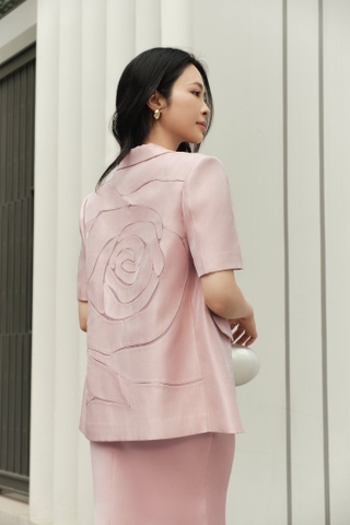 ROSE BACK DETAIL BLAZER