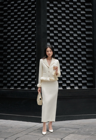 Bodycon Midi Skirt - Blazer