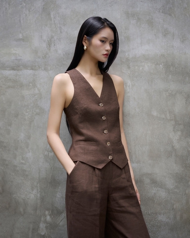 Linen Gilet 25