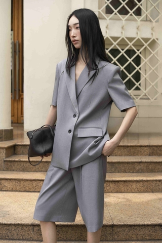 OVERSIZED DOUBLE BREASTED BLAZER