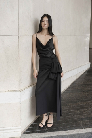 SCARF MIDI SKIRT