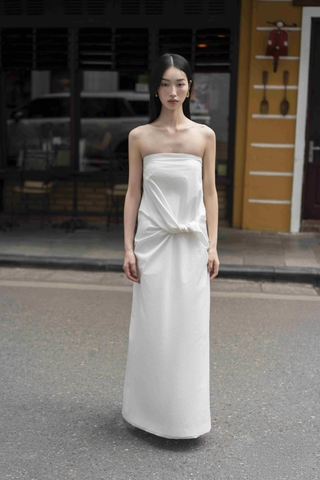 TWIST HIP MAXI DRESS