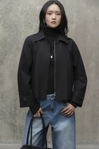 ONE BUTTON CROPPED JACKET