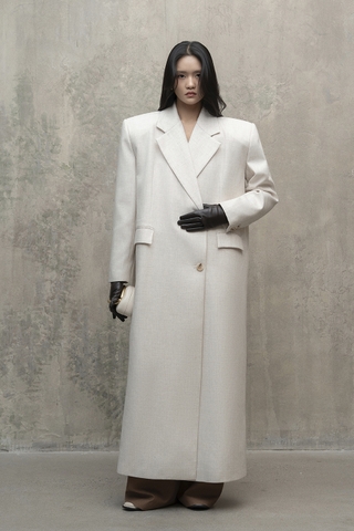 OVERSIZED WIDE SHOULDER COAT